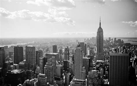 hd, new york city, grain, 720P, empire, black, state, york, noise, white, black and white ...