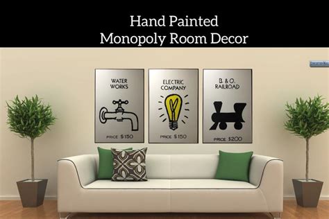 Check out these huge Monopoly board paintings! | Room decor, Room, Man cave