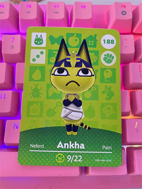 Animal crossing ankha villager amiibo handmade new horizons | Etsy