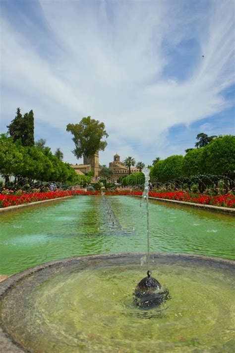 Gardens at Alcazar, Cordoba, Spain Stock Image - Image of culture ...