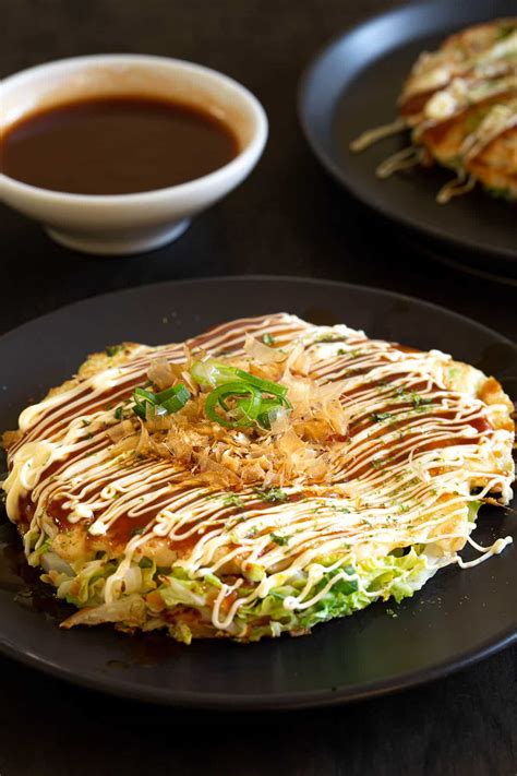 Easy Okonomiyaki Recipe - Japanese Savoury Pancakes | Wandercooks