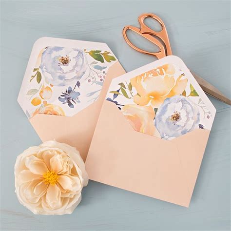 Wow! These Free Printable Floral Envelope Liners Are Gorgeous! | Floral envelope liner, Free ...