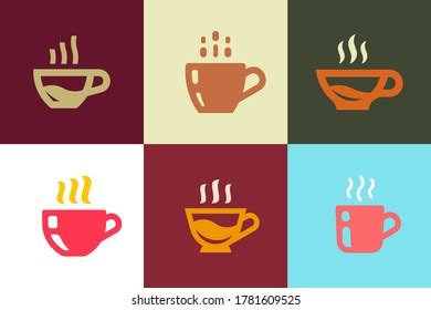 Set Coffee Cup Logo Icon Design Stock Vector (Royalty Free) 1781609525 | Shutterstock
