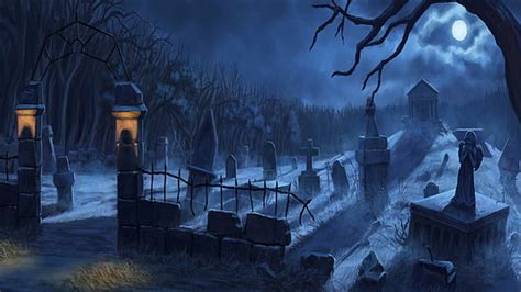 Dark Graveyard Art