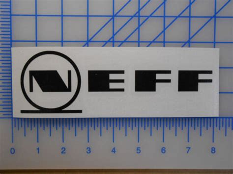 Neff Logo Decal Sticker 3" 5.5" 7.5" 11" Glasses Sunglasses Daily Shirt ...