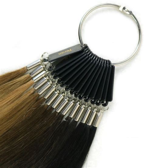 Color Chart- Human Hair Color Ring for Brown shades - UniWigs ® Official Site