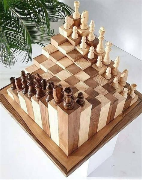 Things Made Of Wood By DIY Are Always Special - Lily Fashion Style | Chess board, Chess set ...