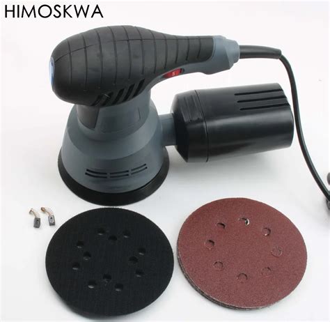 Multifunctional mini electric circular sanding machine woodworking sander painter putty ...