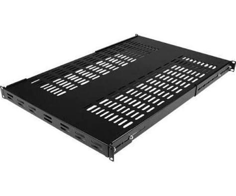 Startech 1U 19 Inch Adjustable Vented Rack Mount Shelf Heavy Duty Fixed Server Rack Cabinet ...