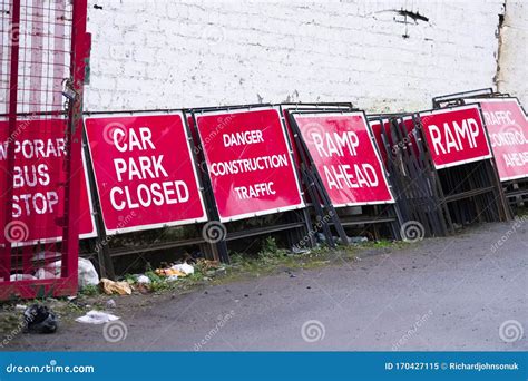 Ramp - Traffic Signs Beside Country Road Royalty-Free Stock Image | CartoonDealer.com #47845792