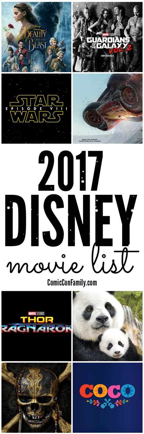 2017 List of Disney Movies - Trailers, Release Dates, Movie Posters ...