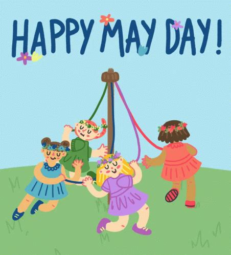 May Day May Pole GIF – May Day May Pole Flowers — Descubra e partilhe GIFs