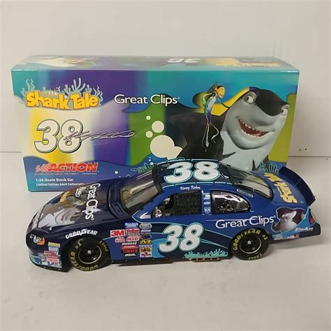 ..2004 Kasey Kahne 1/24th Great Clips "Shark Tale""Busch Series" c/w car