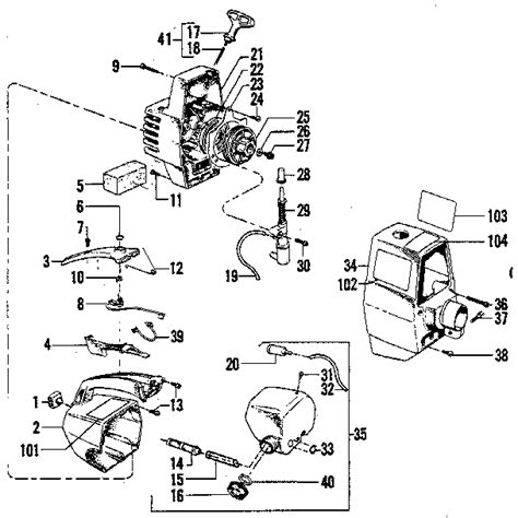 Craftsman 25Cc Gas Blower Parts Diagram - alternator