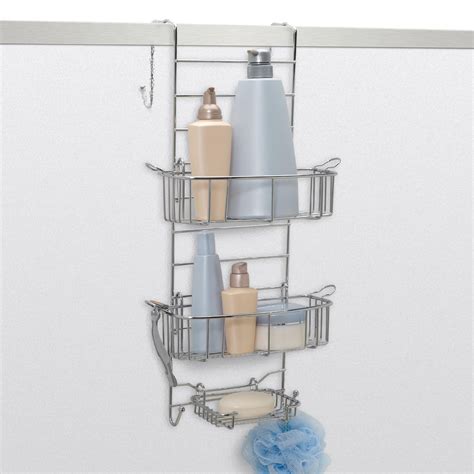 Zenith Products Large Plastic Over the Shower Caddy, Frosted - Home - Bed & Bath - Bath ...