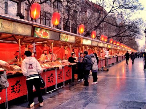 Wangfujing Night Market, Beijing, China #travel #china #food