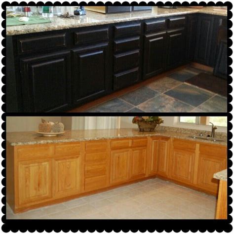 Before & After ♥♡♥ Love my new Cabinets♥ Rust - Oleum Cabinet Transformation. .. | Kitchen ...