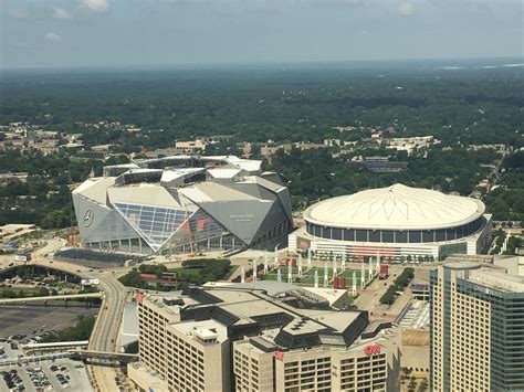 The History of Atlanta's Mercedes Benz Stadium & The Georgia Dome