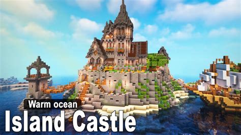 Minecraft: How to build an Island Castle | Tutorial [part1] - YouTube