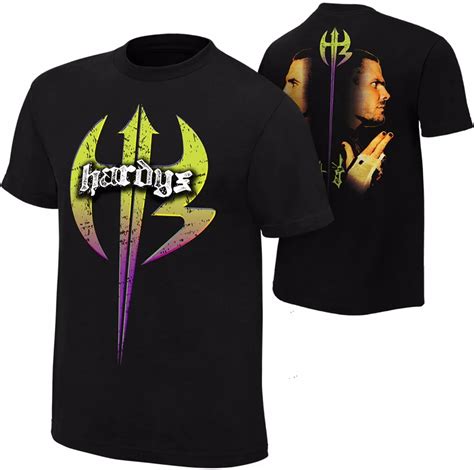 Fitted T Shirts Print Short O Neck Mens The Hardy Boyz Hardyz Jeff ...