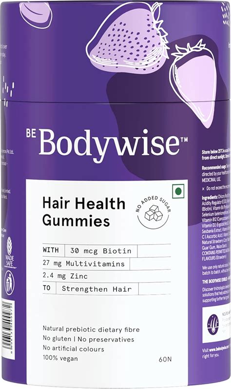 Bodywise Biotin Hair Gummies | Individually Wrapped Nepal | Ubuy