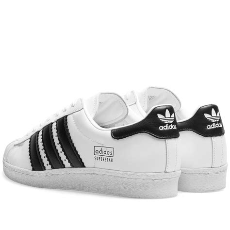 Adidas Superstar 80s White & Black | END.