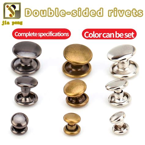 The New Metal Rivets (100 sets / batch) 13 mm Clothing Rivets DIY Handmade Fashion Sewing Belt ...