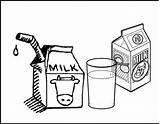 Dairy Products Coloring Pages sketch template