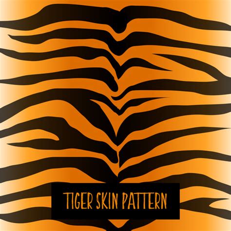 Tiger skin pattern vector material 03 free download