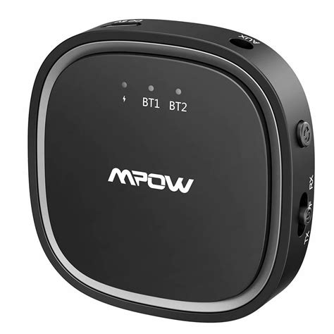 Mpow Bluetooth 5.0 Receiver Transmitter 2 in 1, 50 Feet & 12 Hours ...