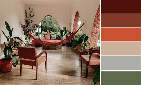 Terracotta Inspired Color | House color palettes, Decor color schemes, Spanish bedroom decor