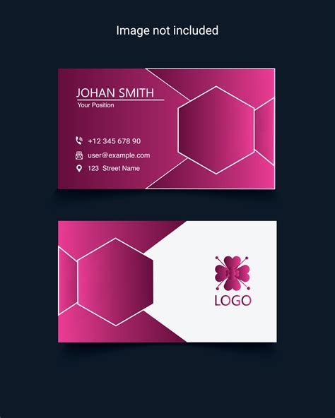 Creative professional Business card Design 13992564 Vector Art at Vecteezy