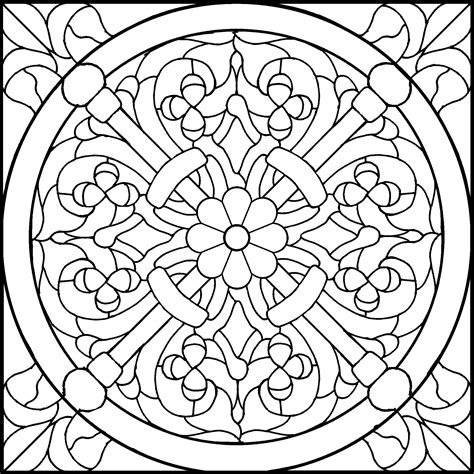 45 Simple Stained Glass Patterns | Guide Patterns