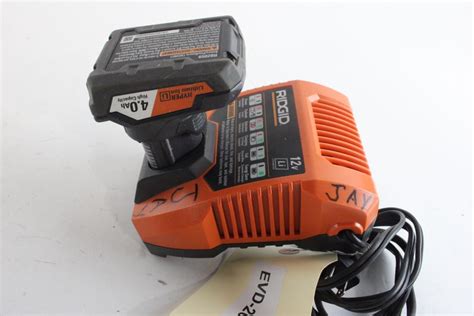 Ridgid Battery And Charger | Property Room