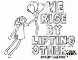 Free Coloring Page  We Rise By Lifting Others — Stevie Doodles Heart sketch template