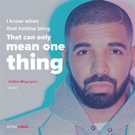 Drake - Hotline Bling Lyrics http://www.metrolyrics.com/hotline-lyrics-drake.html #Drake # ...