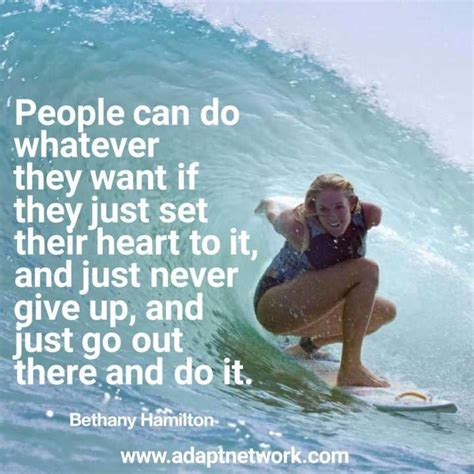 17+ Bethany Hamilton Inspirational Quotes in 2021 | Bethany hamilton ...