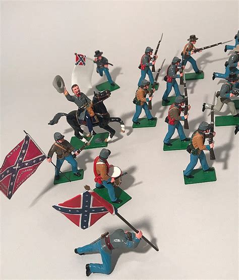 Sold Price: AMERICAN CIVIL WAR TOY SOLDIERS - 43 Pieces. Made by Trophy ...