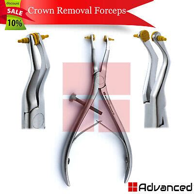 Dental Temporary Crown Removal Forceps With 2 Soft Pad Easy Crown Remover Lab | eBay