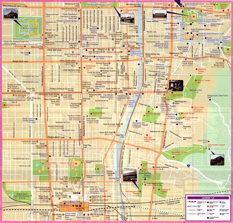 Kyoto City Map - Map Of Kyoto 1863 Japan Map Historical Maps Topography Map - City map of kyoto ...