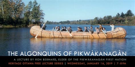 The Algonquins of Pikwàkanagàn | Heritage Ottawa