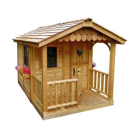 Outdoor Living Today 6 ft. x 9 ft. Sunflower Playhouse-SP69 - The Home ...