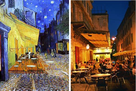 Van Gogh's "Cafe Terrace at Night", Arles, France : ExpectationVsReality