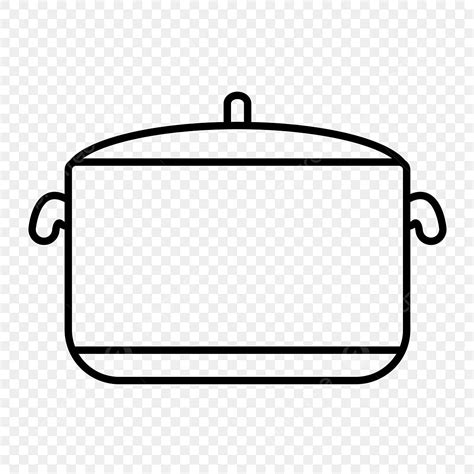 Cooking Pot Clipart Outline