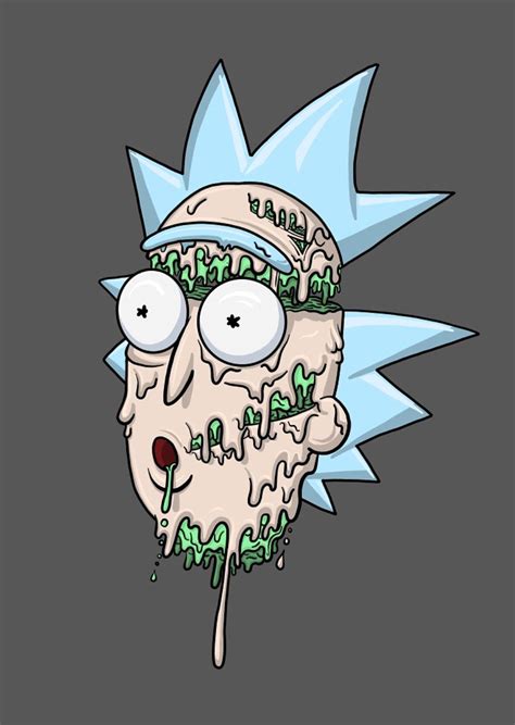 Rick And Morty Drawing Drip – Warehouse of Ideas