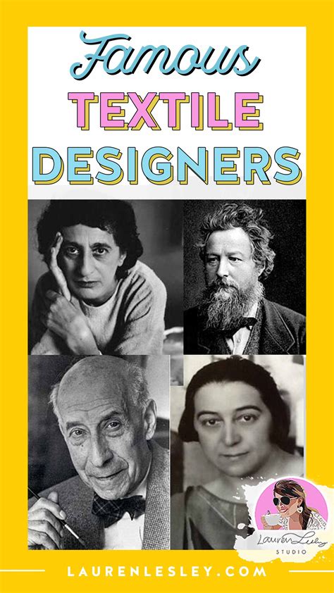 Famous Textile Designers - 5 of the Most Famous and Influential Textile ...