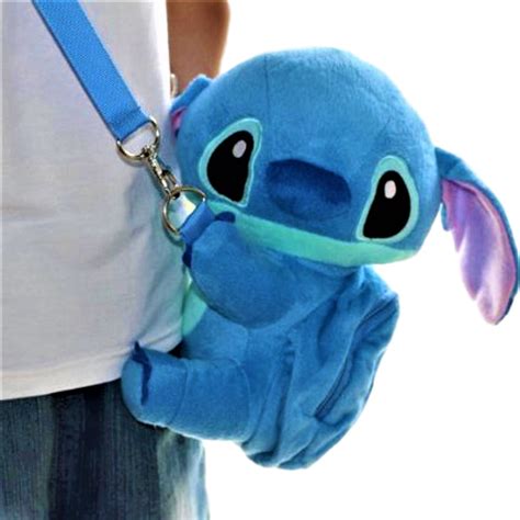 Disney Stitch Soft Plush Crossbody Mini Bag With Small Coins Pocket . 9" H. - Walmart.com ...