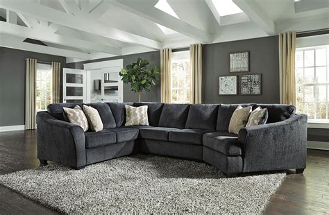 Eltmann Slate Modular Right Cuddler Sectional by Signature Design by ...