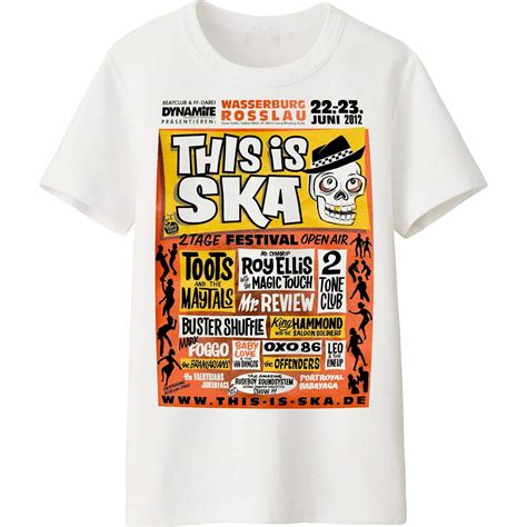 Ska Music Band T Shirt Cool Retro Design Custom Reggae Ts Bob Marley Jah Rasta Clo | Zelitnovelty