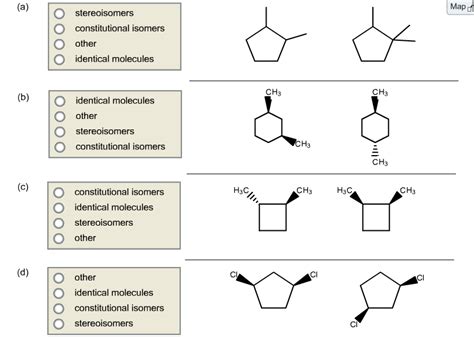 Solved: 1. Identify Each Pair Of Compounds As Constitution... | Chegg.com